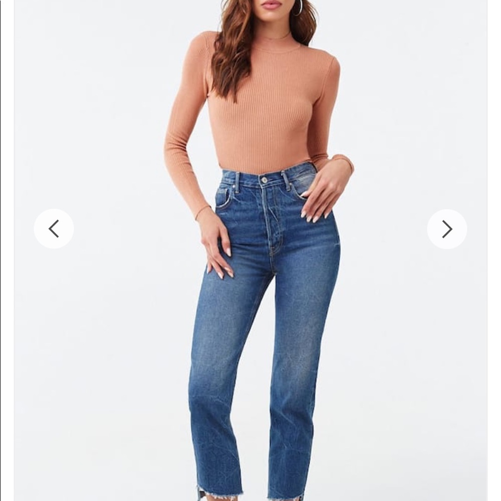 NWT Ribbed mock neck sweater